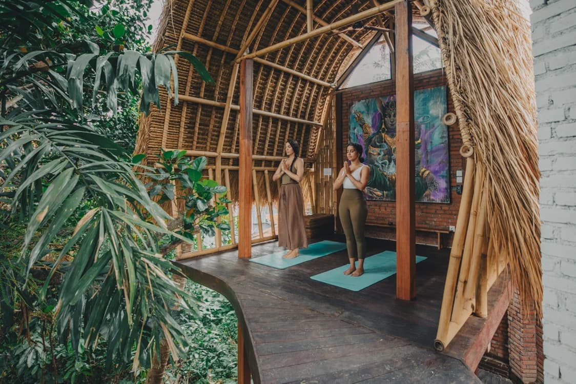 Luxury villa exterior view