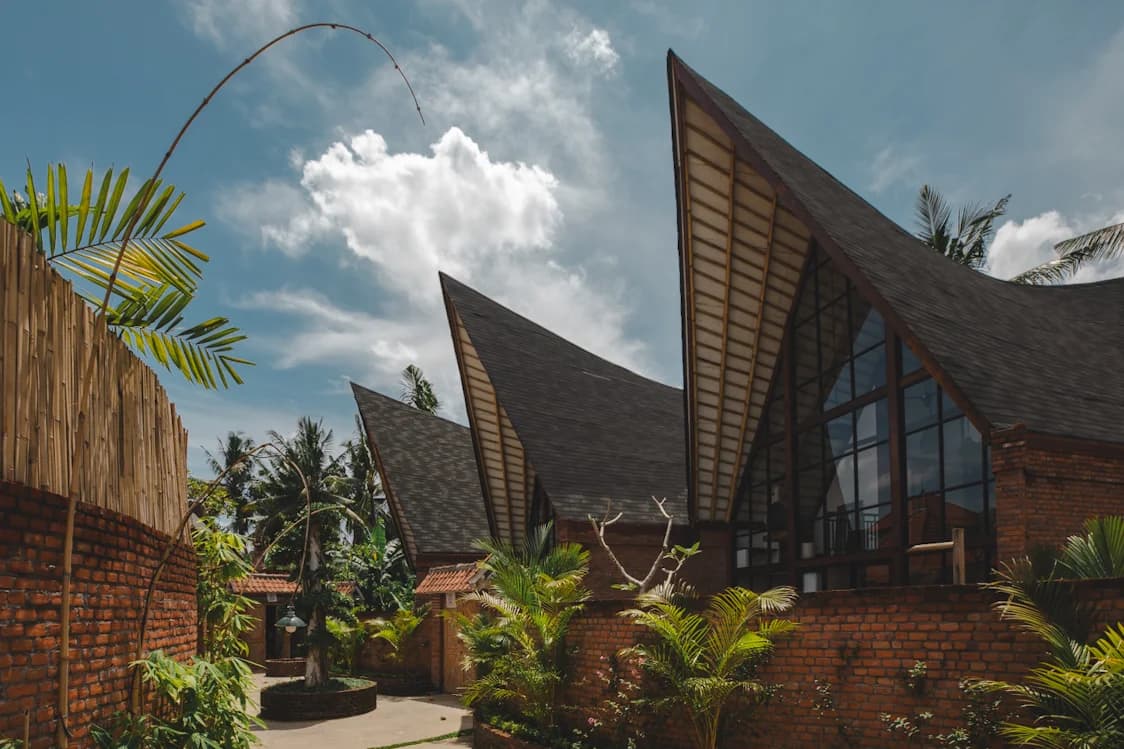 Sanctuary Villas Ubud exterior surrounded by tropical forest and lush greenery in Bali